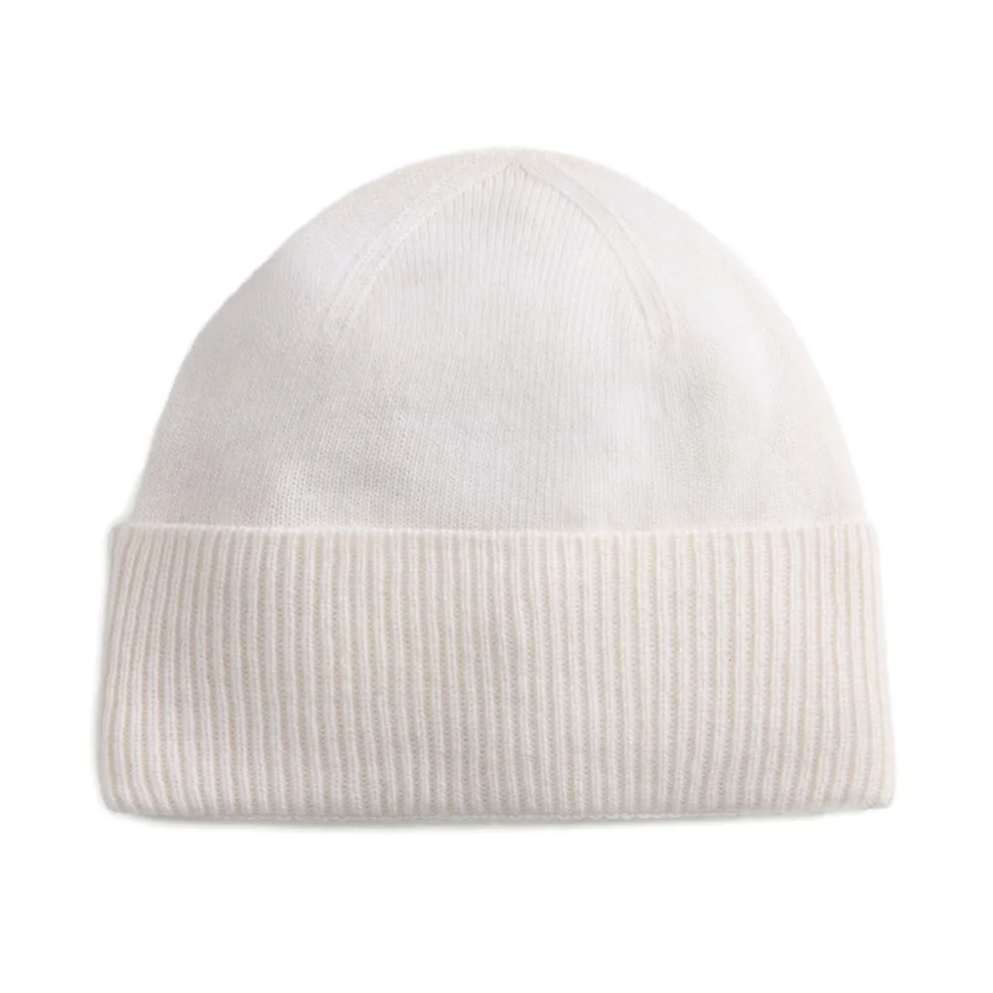 RIBBED CASHMERE BEANIE